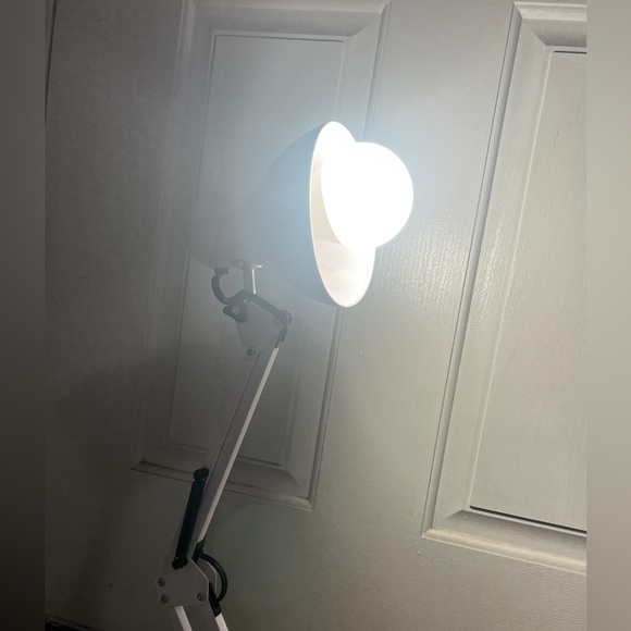 Adjustable Angled Desk Lamp White - Picture 6 of 8